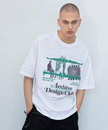 DOMINANT（ドミナント）の「アウトオブバディ 半袖Tシャツ_ホワイト（Tシャツ/カットソー）」