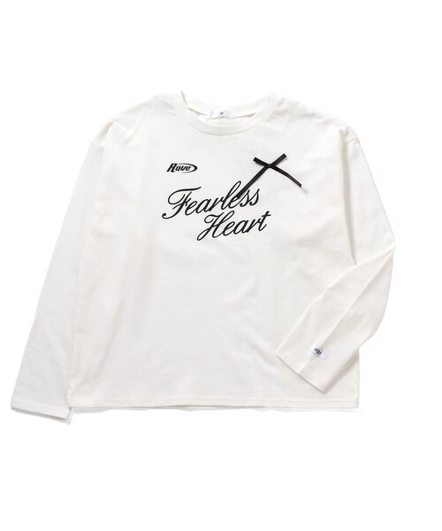 algy（アルジー）の「ガーリーゲーミングロンT（Tシャツ/カットソー・キッズ・オフホワイト/ピンク/サックスブルー・160/150/140/130）」の10枚目の写真