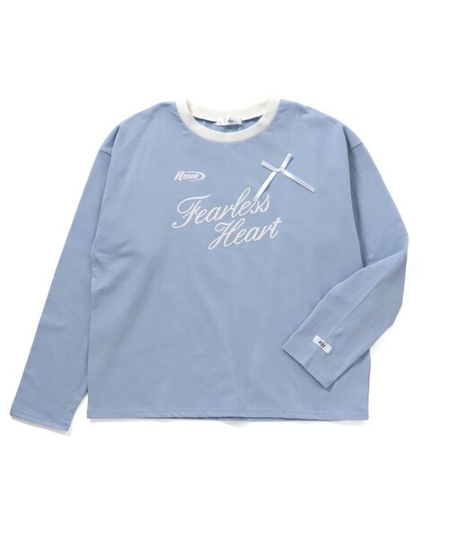 algy（アルジー）の「ガーリーゲーミングロンT（Tシャツ/カットソー・キッズ・オフホワイト/ピンク/サックスブルー・160/150/140/130）」の12枚目の写真