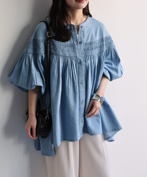 model：156cm 着用サイズ：M