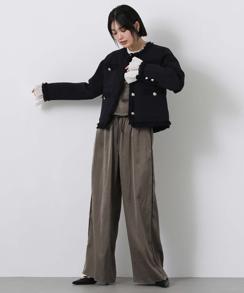 Gready Brilliant（グレディブリリアン）の「ＬＵタック衿キャンディブラウス（シャツ/ブラウス・レディース・ピンク/サックスブルー/オフホワイト・38）」の19枚目の写真