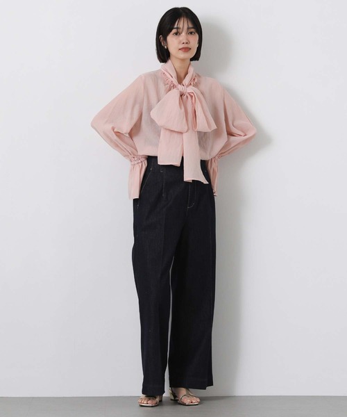 Gready Brilliant（グレディブリリアン）の「ＬＵタック衿キャンディブラウス（シャツ/ブラウス・レディース・ピンク/サックスブルー/オフホワイト・38）」の22枚目の写真