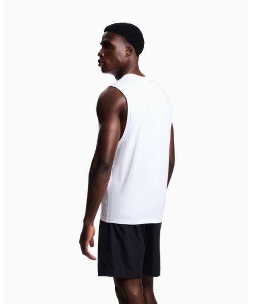 EMPORIO ARMANI(エンポリオアルマーニ)の「<オンライン限定>【エンポリオ アルマーニ】ビーチウェア タンクトップ ジャージー ボールドロゴ(タンクトップ・メンズ・ブラック/ホワイト・LARGE/MEDIUM/SMALL/X-LARGE)」の6枚目の写真