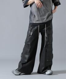 DANKE SCHON | DankeSchon/ダンケシェーン/11oz RABBER COATED FLARE CARGO PANTS(カーゴパンツ)