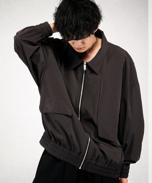 NO ID.（ノーアイディ）の「【NO ID.】Tech Easy Bomber Jacket / テックイージー ボンバー ジャケット（ブルゾン・メンズ・ブラック/グレー・ONE SIZE）」の7枚目の写真