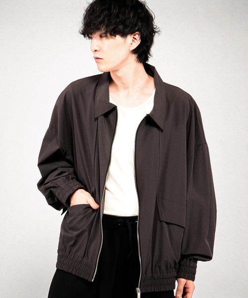 NO ID.（ノーアイディ）の「【NO ID.】Tech Easy Bomber Jacket / テックイージー ボンバー ジャケット（ブルゾン・メンズ・ブラック/グレー・ONE SIZE）」の10枚目の写真