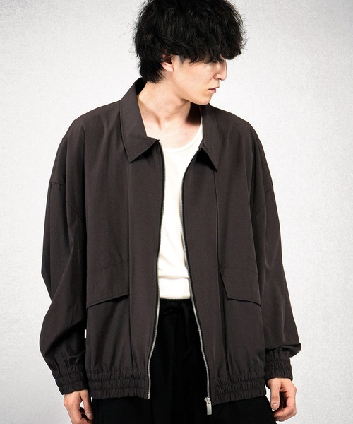 NO ID.（ノーアイディ）の「【NO ID.】Tech Easy Bomber Jacket / テックイージー ボンバー ジャケット（ブルゾン・メンズ・ブラック/グレー・ONE SIZE）」の12枚目の写真