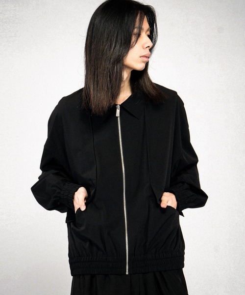 NO ID.（ノーアイディ）の「【NO ID.】Tech Easy Bomber Jacket / テックイージー ボンバー ジャケット（ブルゾン・メンズ・ブラック/グレー・ONE SIZE）」の15枚目の写真