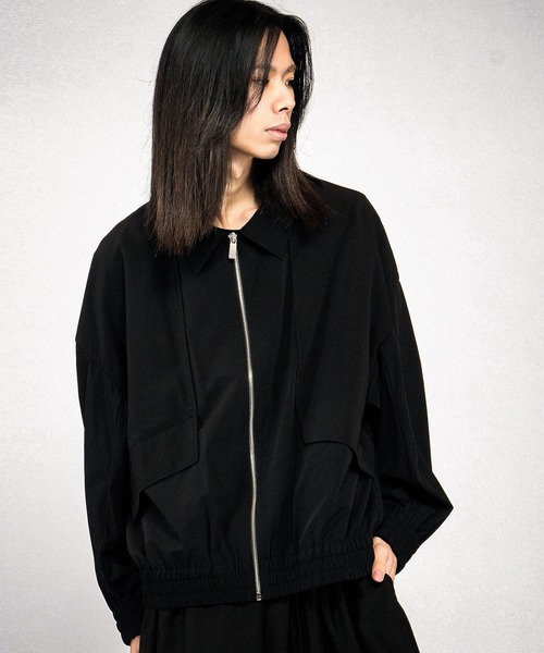 NO ID.（ノーアイディ）の「【NO ID.】Tech Easy Bomber Jacket / テックイージー ボンバー ジャケット（ブルゾン・メンズ・ブラック/グレー・ONE SIZE）」の17枚目の写真