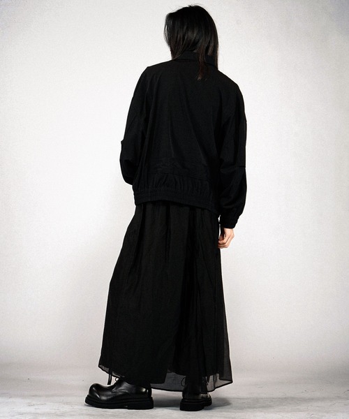 NO ID.（ノーアイディ）の「【NO ID.】Tech Easy Bomber Jacket / テックイージー ボンバー ジャケット（ブルゾン・メンズ・ブラック/グレー・ONE SIZE）」の19枚目の写真