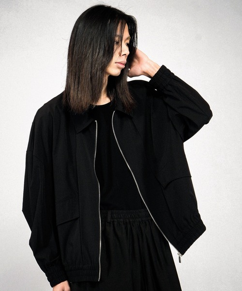 NO ID.（ノーアイディ）の「【NO ID.】Tech Easy Bomber Jacket / テックイージー ボンバー ジャケット（ブルゾン・メンズ・ブラック/グレー・ONE SIZE）」の21枚目の写真