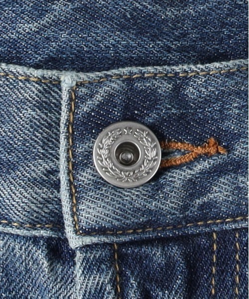 Right-on（ライトオン）の「【HONEYSUCKLE ROSE】ハイライズ ワイドデニムパンツ (ヴィンテージ加工 / 体型カバー / 大人カジュアル)（デニムパンツ・レディース・ノンウォッシュ/ダークインディゴブルー/ライトインディゴブルー・S/M/L/XL）」の18枚目の写真