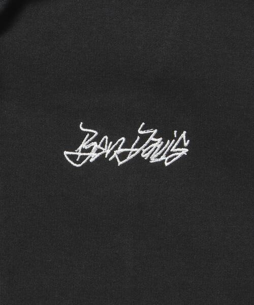 BEN DAVIS(ベンデイビス)の「【BEN DAVIS(ベンデイビス)】TAGGING JERSEY ZIP HOODY / ヘビーウェイト 刺繍 スウェット ジップパーカー 刺繍 【短丈】(パーカー・メンズ・ネイビー/グレー/ブラック・MEDIUM/LARGE)」の12枚目の写真