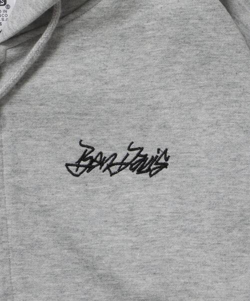 BEN DAVIS(ベンデイビス)の「【BEN DAVIS(ベンデイビス)】TAGGING JERSEY ZIP HOODY / ヘビーウェイト 刺繍 スウェット ジップパーカー 刺繍 【短丈】(パーカー・メンズ・ネイビー/グレー/ブラック・MEDIUM/LARGE)」の18枚目の写真