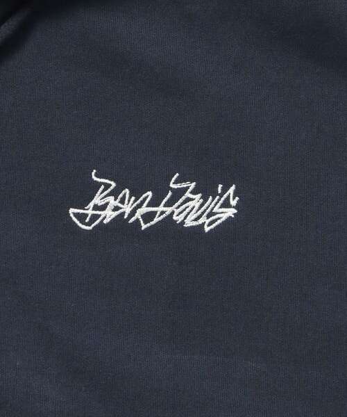 BEN DAVIS(ベンデイビス)の「【BEN DAVIS(ベンデイビス)】TAGGING JERSEY ZIP HOODY / ヘビーウェイト 刺繍 スウェット ジップパーカー 刺繍 【短丈】(パーカー・メンズ・ネイビー/グレー/ブラック・MEDIUM/LARGE)」の6枚目の写真