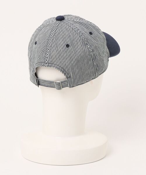 BEN DAVIS（ベンデイビス）の「SHORT BRIM CAP（キャップ・メンズ・ストライプ/ベージュ/ブラック系/ネイビー系・FREE）」の7枚目の写真