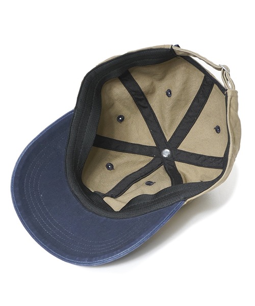 BEN DAVIS（ベンデイビス）の「SHORT BRIM CAP（キャップ・メンズ・ストライプ/ベージュ/ブラック系/ネイビー系・FREE）」の10枚目の写真