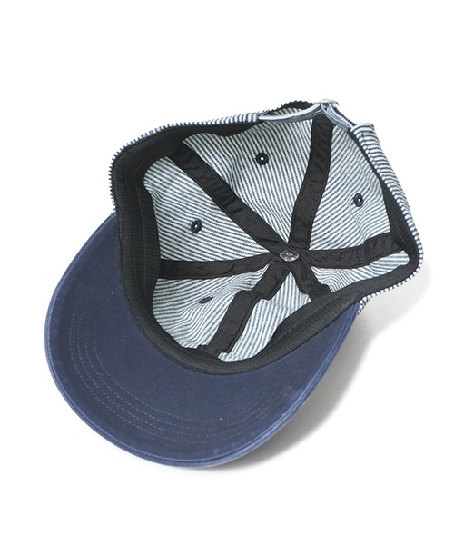 BEN DAVIS（ベンデイビス）の「SHORT BRIM CAP（キャップ・メンズ・ストライプ/ベージュ/ブラック系/ネイビー系・FREE）」の14枚目の写真