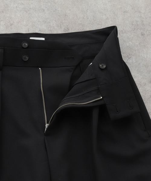 SEEALL(シーオール)の「SEEALL MANCHESTER PANTS SAU63 PT181:パンツ(スラックス・レディース・ブラック・3/2)」の8枚目の写真