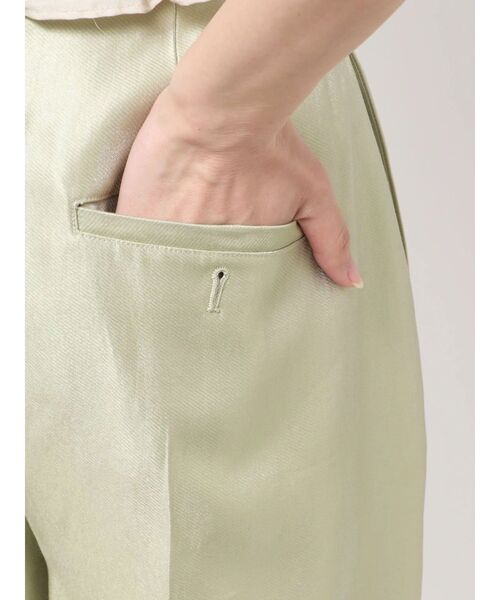 LAGUNAMOON(ラグナムーン)の「LADYシャーリングブラウスパンツドレス オケージョンドレス セットアップ(パンツドレス・レディース・ブラック/ミント・MEDIUM/SMALL)」の18枚目の写真