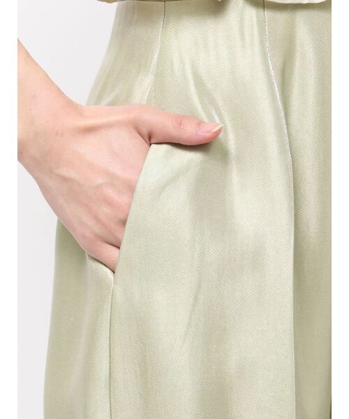 LAGUNAMOON(ラグナムーン)の「LADYシャーリングブラウスパンツドレス オケージョンドレス セットアップ(パンツドレス・レディース・ブラック/ミント・MEDIUM/SMALL)」の19枚目の写真