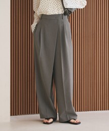 BEAUTY&YOUTH UNITED ARROWS | ポプリン 2タック ラップパンツ ウォッシャブル 吸水速乾 接触冷感(その他パンツ)