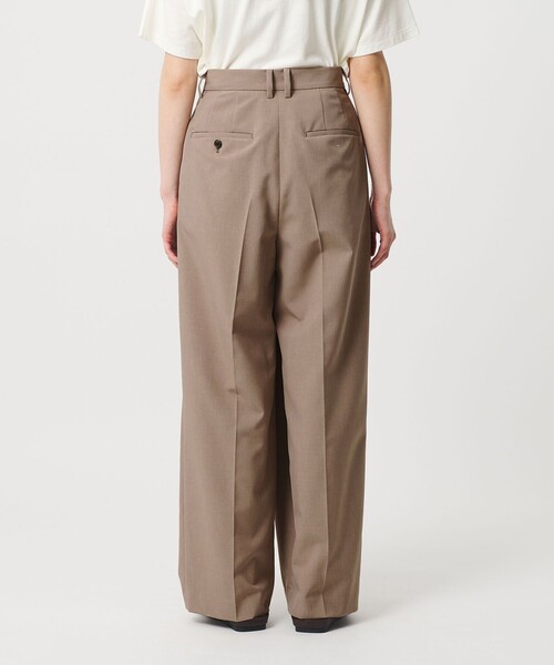 BEAUTY&YOUTH UNITED ARROWS（ビューティーアンドユースユナイテッドアローズ）の「ポプリン 2タック ラップパンツ ウォッシャブル 吸水速乾 接触冷感（その他パンツ・レディース・ブラック/ベージュ/グレー系・XS/L/S/M）」の16枚目の写真