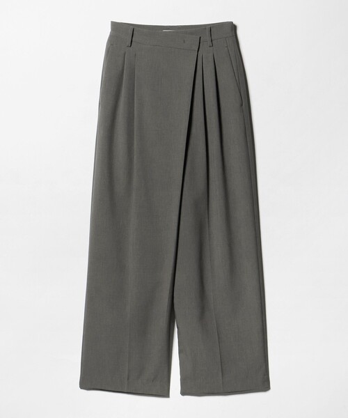 BEAUTY&YOUTH UNITED ARROWS（ビューティーアンドユースユナイテッドアローズ）の「ポプリン 2タック ラップパンツ ウォッシャブル 吸水速乾 接触冷感（その他パンツ・レディース・ブラック/ベージュ/グレー系・XS/L/S/M）」の17枚目の写真