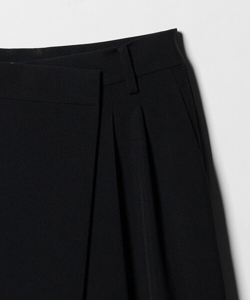 BEAUTY&YOUTH UNITED ARROWS(ビューティーアンドユースユナイテッドアローズ)の「ポプリン 2タック ラップパンツ ウォッシャブル 吸水速乾 接触冷感(その他パンツ・レディース・ブラック/ベージュ/グレー系/モカ・XS/L/S/M)」の13枚目の写真