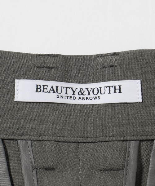 BEAUTY&YOUTH UNITED ARROWS(ビューティーアンドユースユナイテッドアローズ)の「ポプリン 2タック ラップパンツ ウォッシャブル 吸水速乾 接触冷感(その他パンツ・レディース・ブラック/ベージュ/グレー系/モカ・XS/L/S/M)」の6枚目の写真