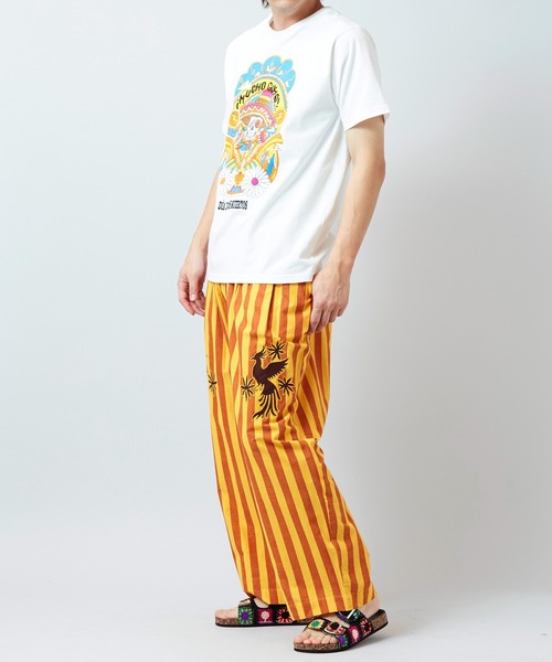 チャイハネ（チャイハネ）の「【チャイハネ】Amina×grn ヒピベラメンズTシャツ（Tシャツ/カットソー・メンズ・ブラック/ホワイト・XL/L）」の6枚目の写真