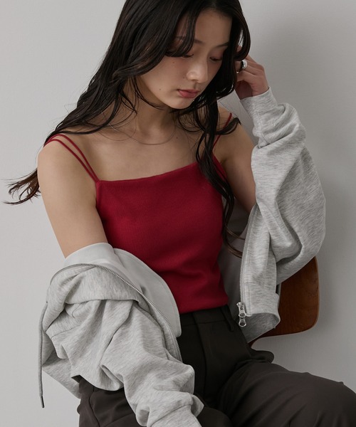キャミソール（レッド/赤色系）ファッション通販 - ZOZOTOWN