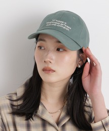 NANO universe | 刺繍入りリネン混キャップ(キャップ)