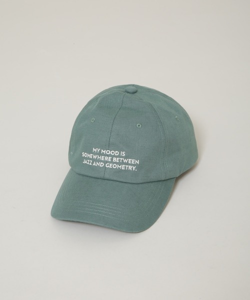 NANO universe（ナノユニバース）の「刺繍入りリネン混キャップ（キャップ・レディース・グリーン/ベージュ・FREE）」の10枚目の写真