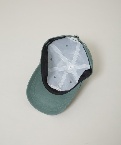 NANO universe（ナノユニバース）の「刺繍入りリネン混キャップ（キャップ・レディース・グリーン/ベージュ・FREE）」の5枚目の写真