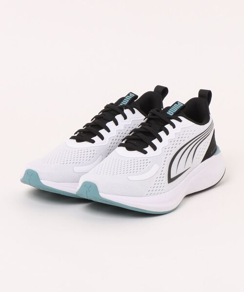 PUMA（プーマ）の「《PUMA》SOFTRIDE ムーブオン U JF（スニーカー・メンズ・ブラック×グレー/ホワイト系その他・28.0cm/27.5cm/27.0cm/26.5cm/26.0cm/25.5cm/25.0cm/24.5cm/24.0cm/23.5cm/23.0cm/22.5cm）」の2枚目の写真
