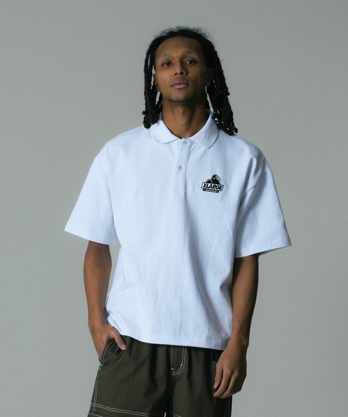 XLARGE(エクストララージ)の「OG POLO SHIRT(ポロシャツ・メンズ・ブルー/ホワイト/ブラック・S/M/L/XL)」の2枚目の写真