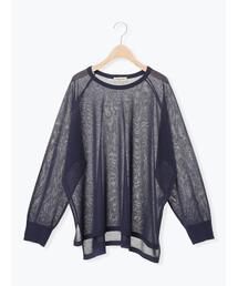 Samansa Mos2 | ペーパーライクニットプルオーバー(ニット/セーター)