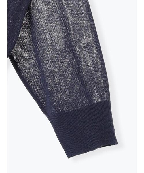 Samansa Mos2（サマンサ モスモス）の「ペーパーライクニットプルオーバー（ニット/セーター・レディース・ネイビー/ミント/グレー系その他・F）」の6枚目の写真