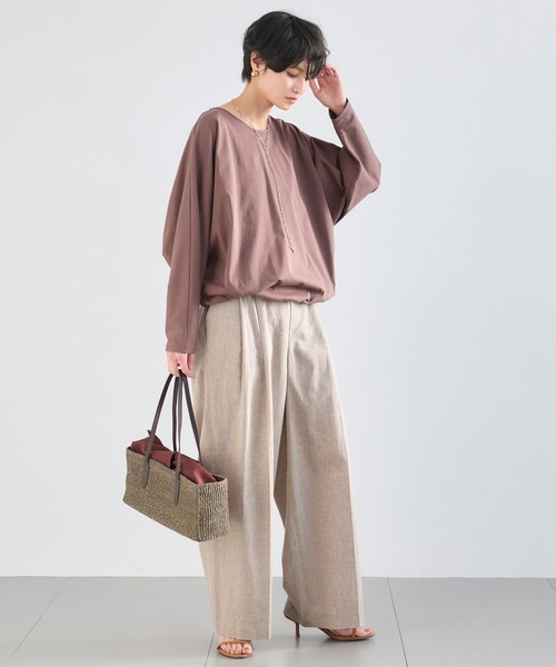 The Bagmati(ザバグマティ)の「Bagmati(バグマティ) / スクエアカゴBAG【『ネルソンさん』ご紹介アイテム】(かごバッグ・レディース・ブラック/チョコ・FREE)」の15枚目の写真