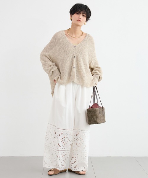 The Bagmati(ザバグマティ)の「Bagmati(バグマティ) / スクエアカゴBAG【『ネルソンさん』ご紹介アイテム】(かごバッグ・レディース・ブラック/チョコ・FREE)」の19枚目の写真