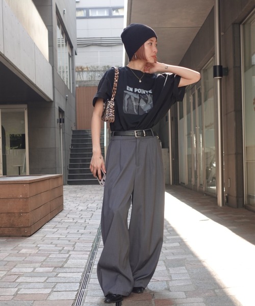 TEEN BOOP(ティーンブープ)の「クラシックフォトルーズTee(Tシャツ/カットソー・レディース・オフホワイト/ブラック・FREE)」の12枚目の写真