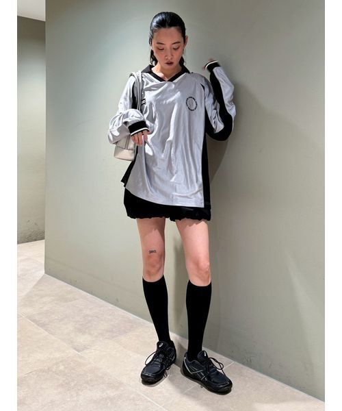 ASICS(アシックス)の「【ASICS】GAME SHIRT LONG-T(Tシャツ/カットソー・レディース・グレー・L/M)」の1枚目の写真