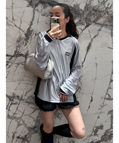 ASICS(アシックス)の「【ASICS】GAME SHIRT LONG-T(Tシャツ/カットソー・レディース・グレー・L/M)」の9枚目の写真