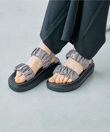 LEPSIM | ギャザークッションサンダル　638838(サンダル)