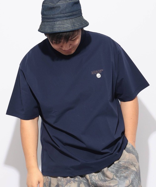B&T CLUB（ビーティークラブ）の「Tシャツ 半袖 メンズ 大きいサイズ ヒヤテック USAコットン アニマルプリント クルーネック B＆T CLUB (ビーアンドティークラブ)（Tシャツ/カットソー・メンズ・ネイビー/ホワイト/ブルー/ブラック・X2(4L～5L)/X1(3L～4L)/X3(6L～7L)/X4(8L～9L)）」の15枚目の写真