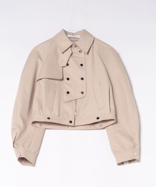 rokh（ロク）の「PUFF SKIRT BUTTONED DOUBLE JAC R5CA173（ブルゾン・レディース・ベージュ・34）」の4枚目の写真