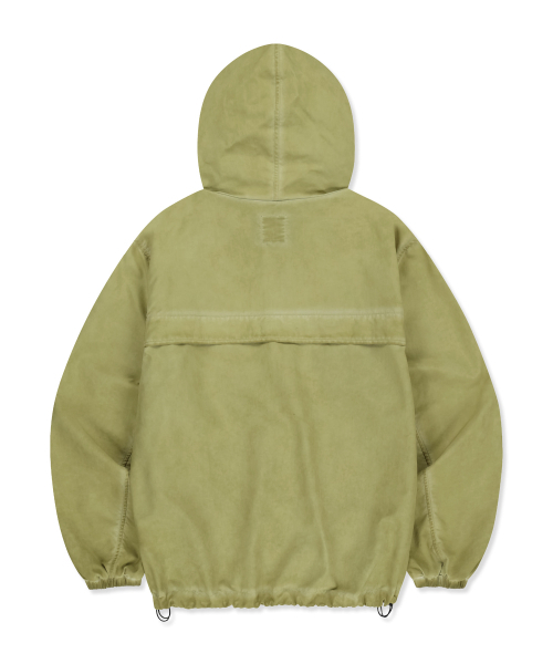 BROWNBREATH(ブラウンブレス)の「PIGMENT WASHED WINDBREAKER JACKET - YELLOW(ナイロンジャケット・レディース・その他・SMALL/MEDIUM/LARGE/X-LARGE)」の2枚目の写真