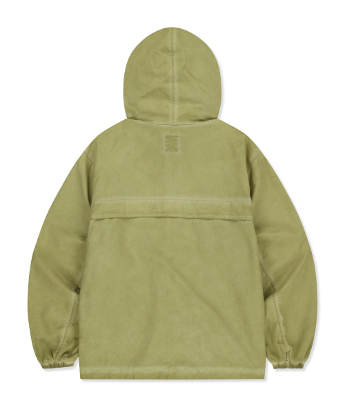 BROWNBREATH(ブラウンブレス)の「PIGMENT WASHED WINDBREAKER JACKET - YELLOW(ナイロンジャケット・レディース・その他・SMALL/MEDIUM/LARGE/X-LARGE)」の4枚目の写真