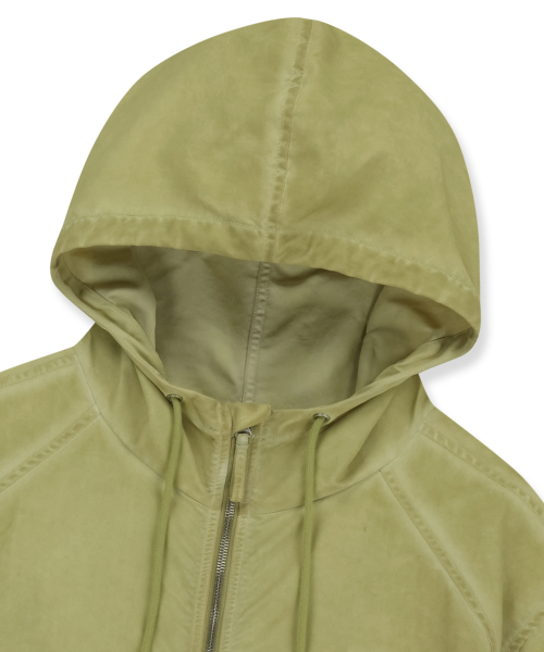 BROWNBREATH(ブラウンブレス)の「PIGMENT WASHED WINDBREAKER JACKET - YELLOW(ナイロンジャケット・レディース・その他・SMALL/MEDIUM/LARGE/X-LARGE)」の5枚目の写真